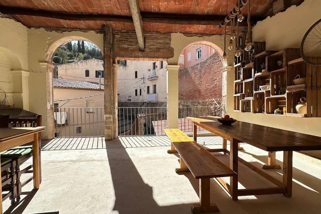 Habitacion L'Elefant En Casa Cami De Les Aiguees Monistrol De Montserrat Экстерьер фото